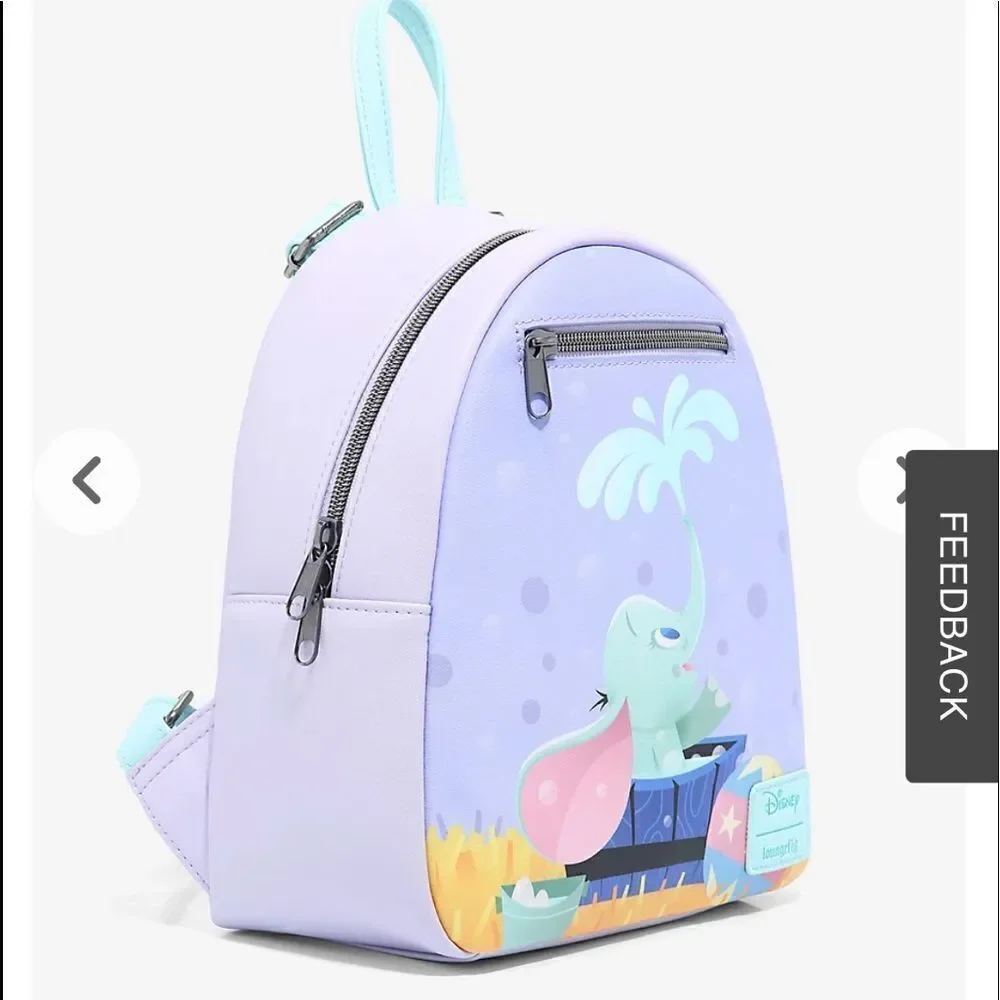 Loungefly Disney Dumbo Bath Time Mini Backpack NWT